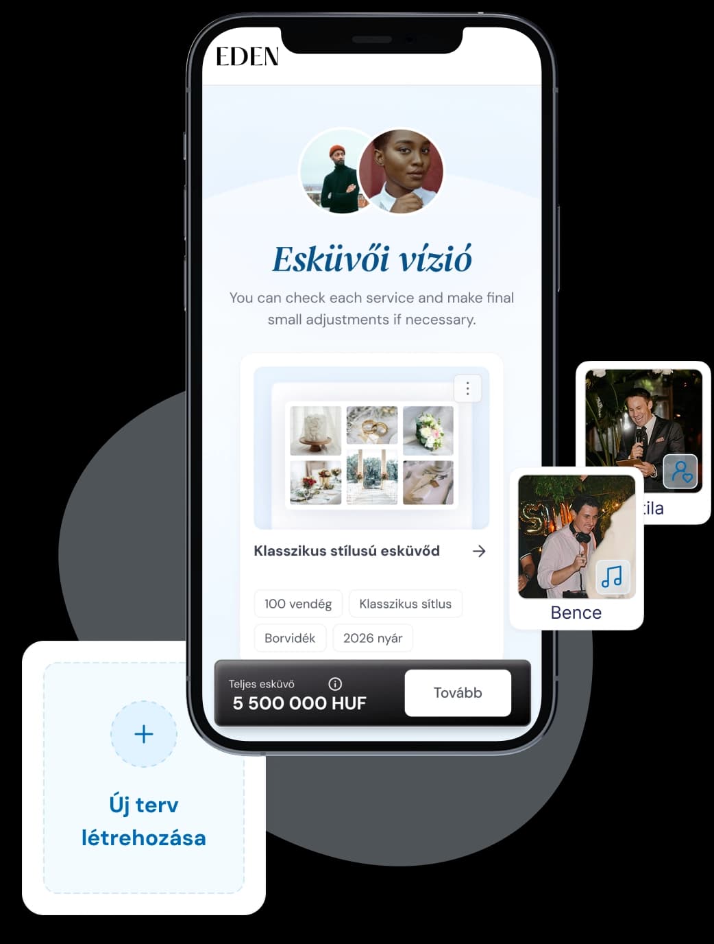 tervezd meg a tökéletes esküvőd